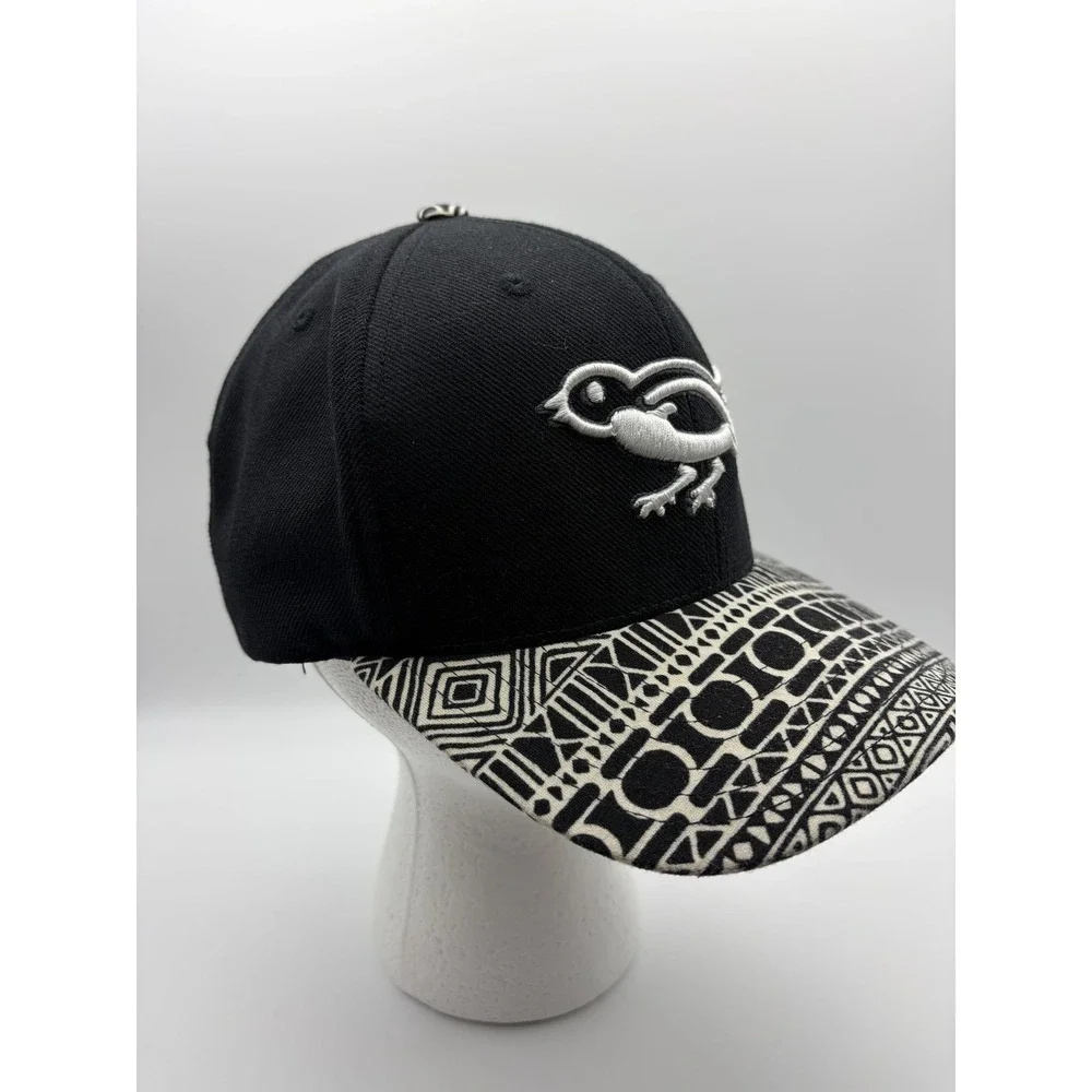 American Needle Cooperstown MLB‎ Retro Bird Hat Black Strapback Cap